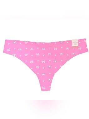 Arizona Jean Company Pink Heart Print Thong